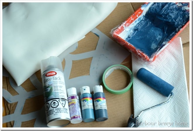 how to stencil curtains at Bildirimlerim
