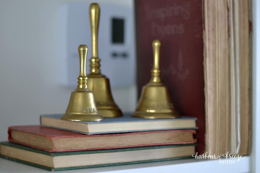 3 brass bells