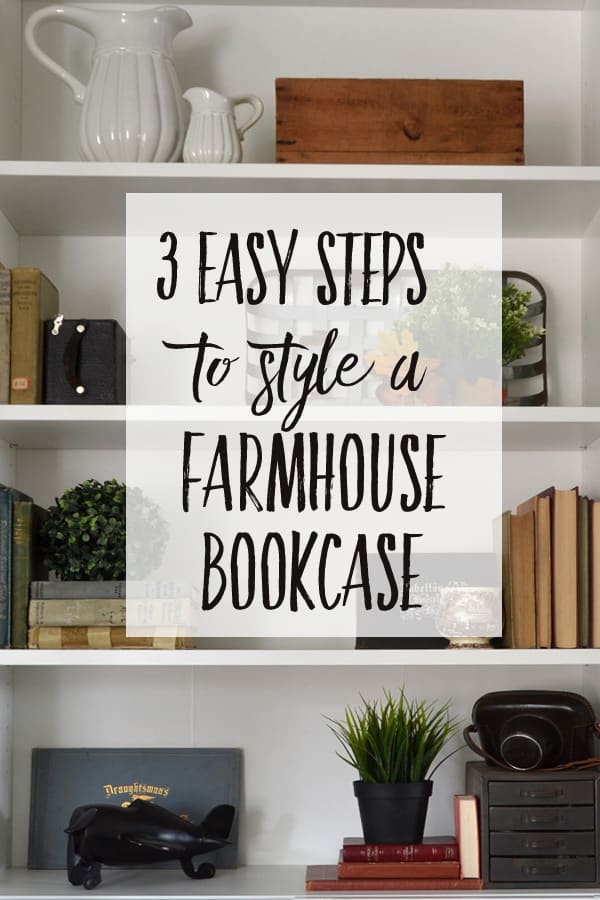 Easy Tricks for How to Decorate a Farmhouse Bookcase
