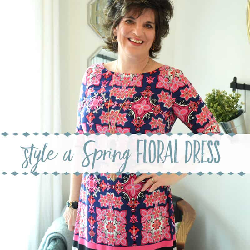 Pairing Spring Floral Dresses with Pale Legs