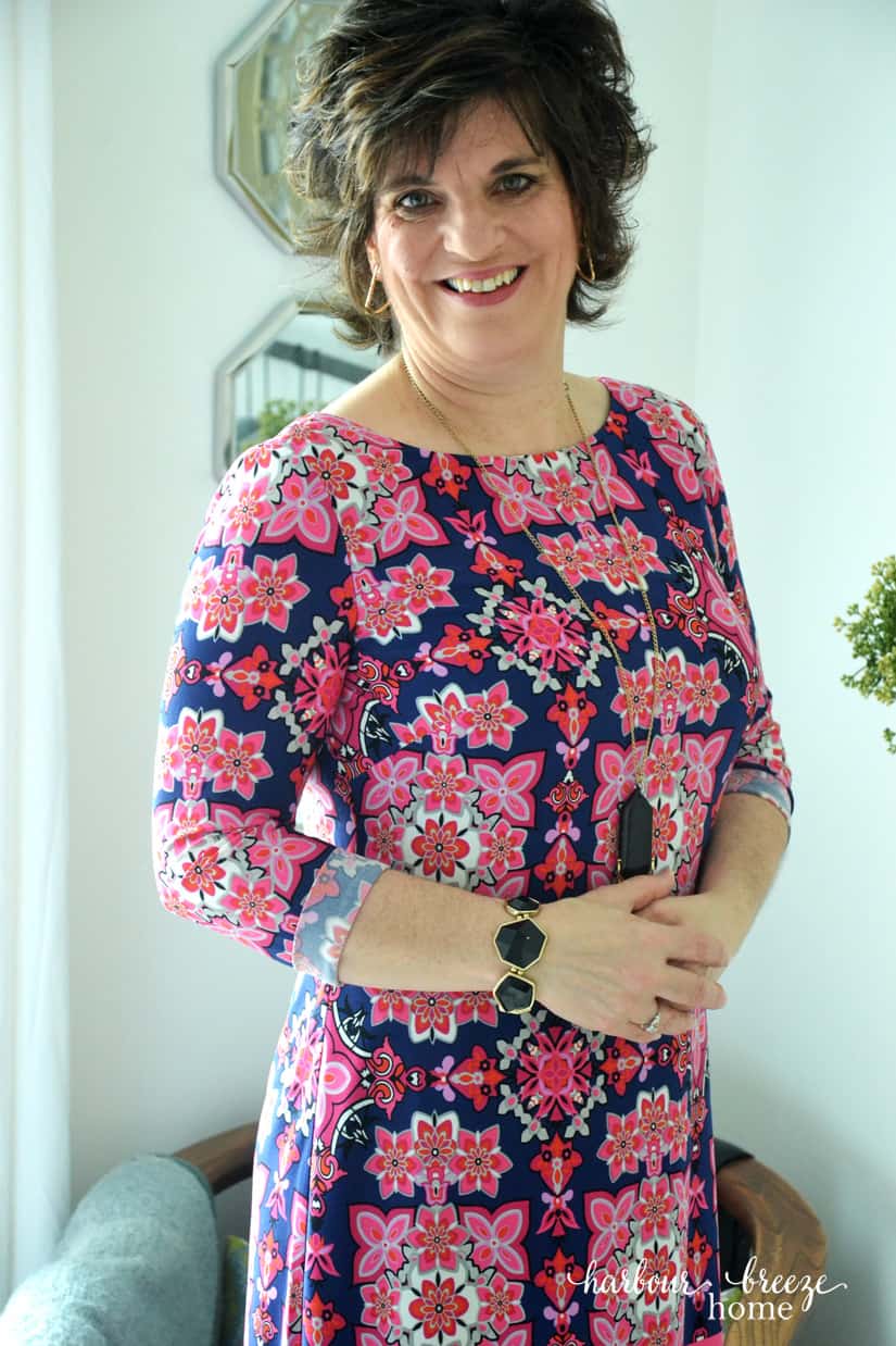 Spring Floral Dress & Leggings
