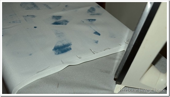 press down raw edge