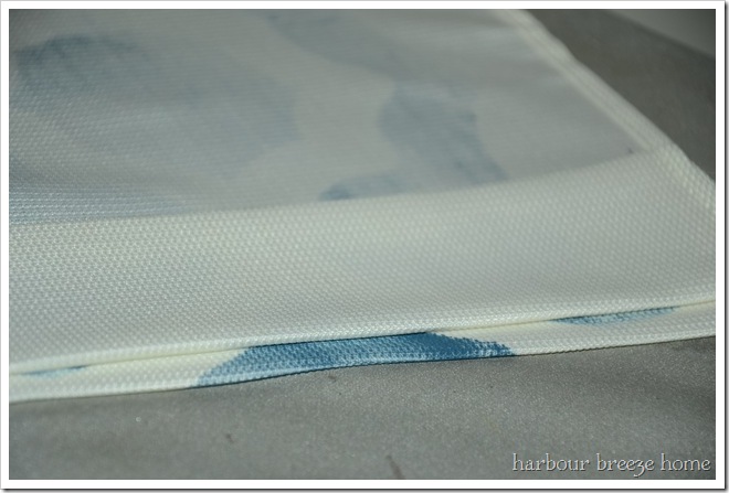 fold to seam and press again