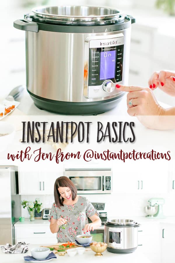 How to Cook with the Instantpot | An interview on the basics of Instantpot cooking with Jen from @instantpotcreations. Learn how to choose the right Instantpot for you, what you should do when you first get it, and where to find recipes and resources for Instantpot cooking. #instantpot #instantpothacks #cookingideas #healthycooking