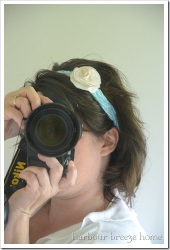 braided headband with jersey fabric flower