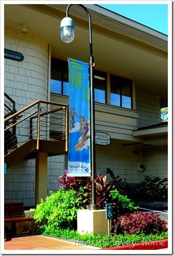 whaler's village sign