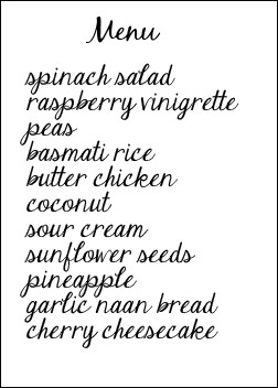 Butter Chicken Dinner for a Large Crowd