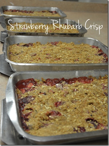 strawberry rhubarb crisp