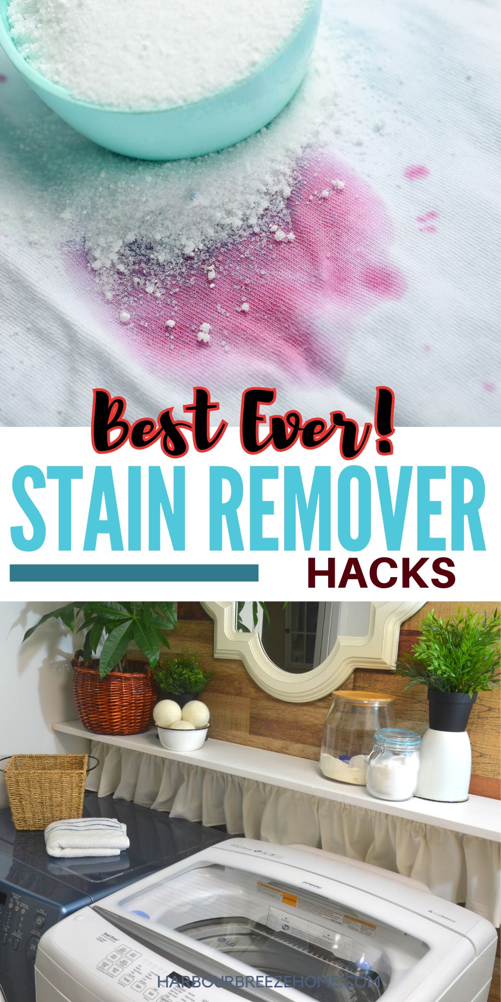 The Real Homemakers' Guide to Laundry Stain Removal