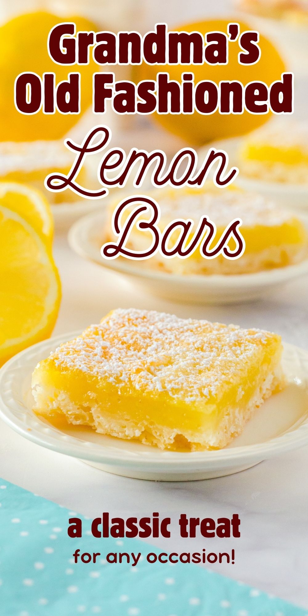 Grandma's Old Fashioned Lemon Squares Recipe