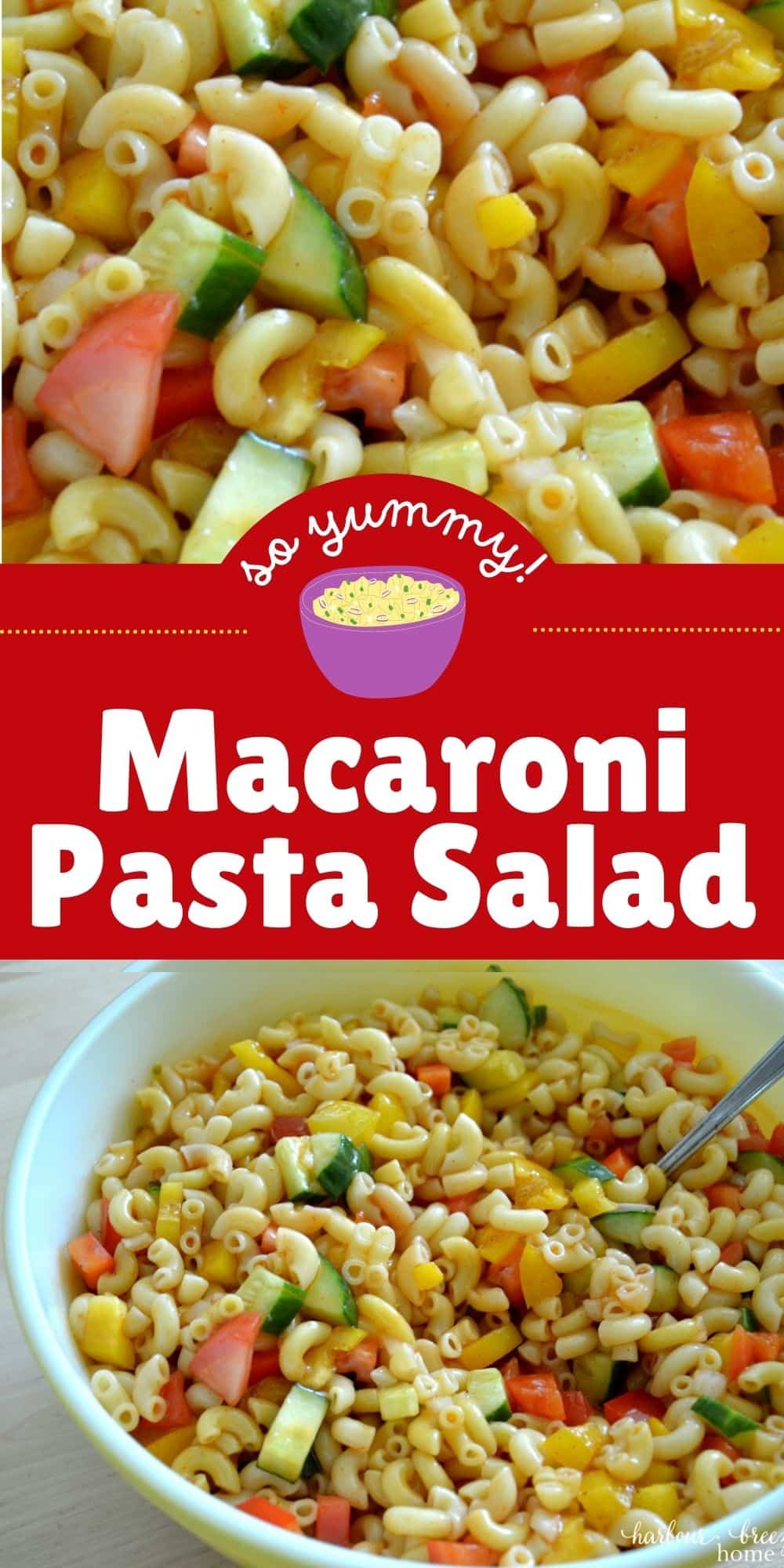 Macaroni Pasta Salad with Ketchup Dressing