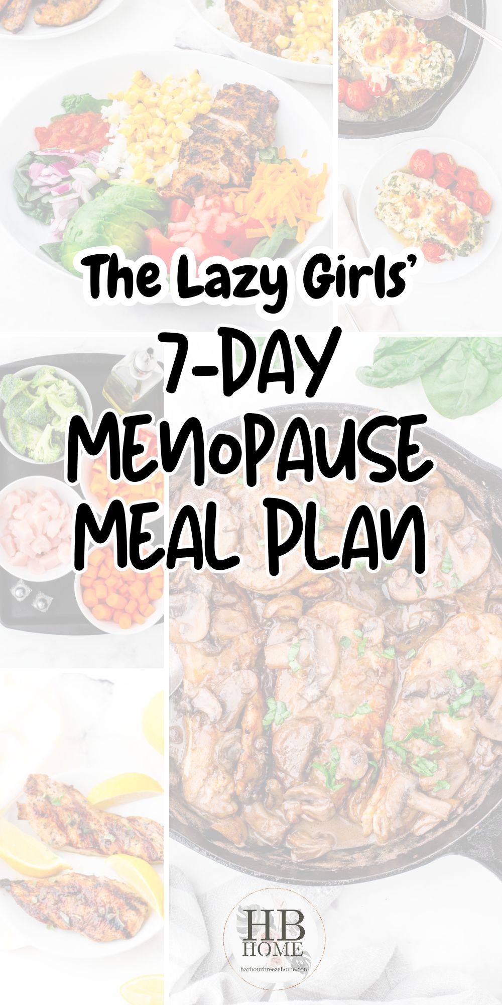 Real Life Week Meal Plan (for Menopause!)
