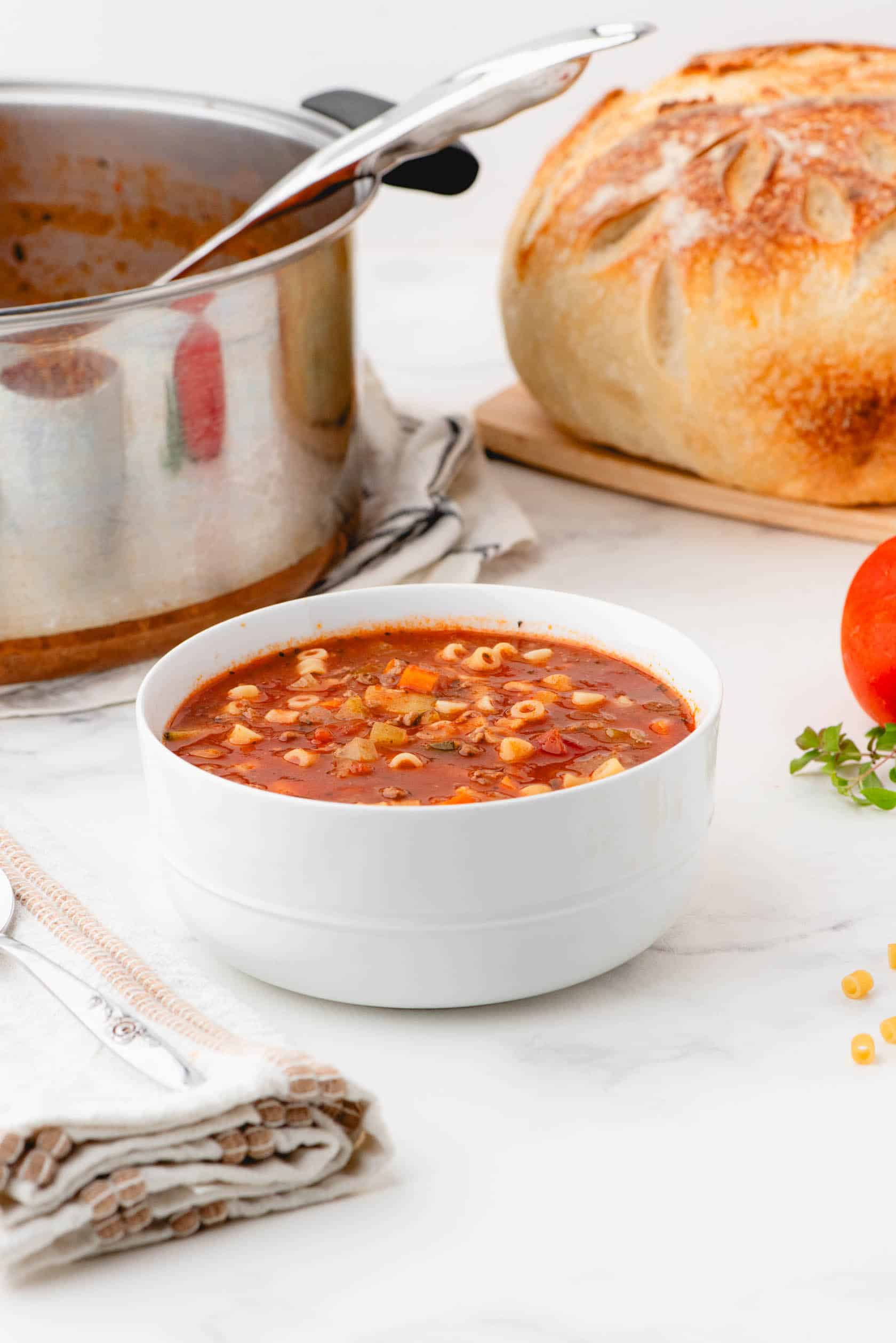 Hearty Minestrone Italian Soup Recipe