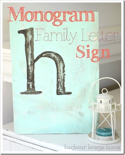 Personalized Monogram Decor Ideas