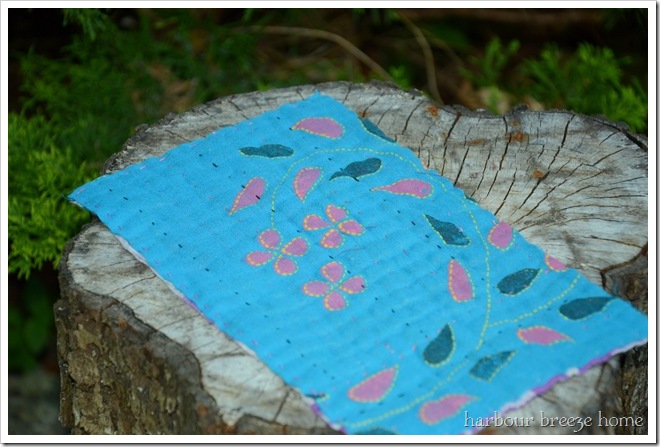 blanket swatch
