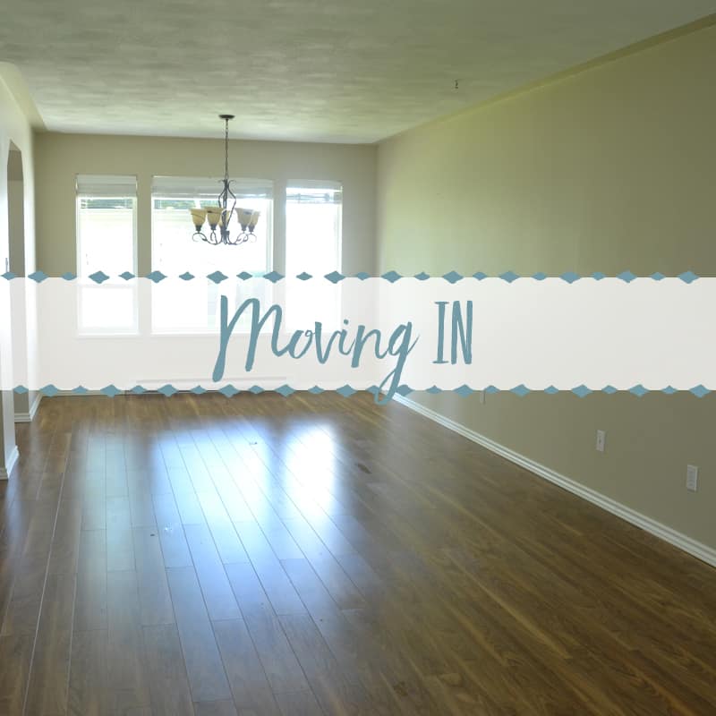 Moving In: Our First Weekend in the New House