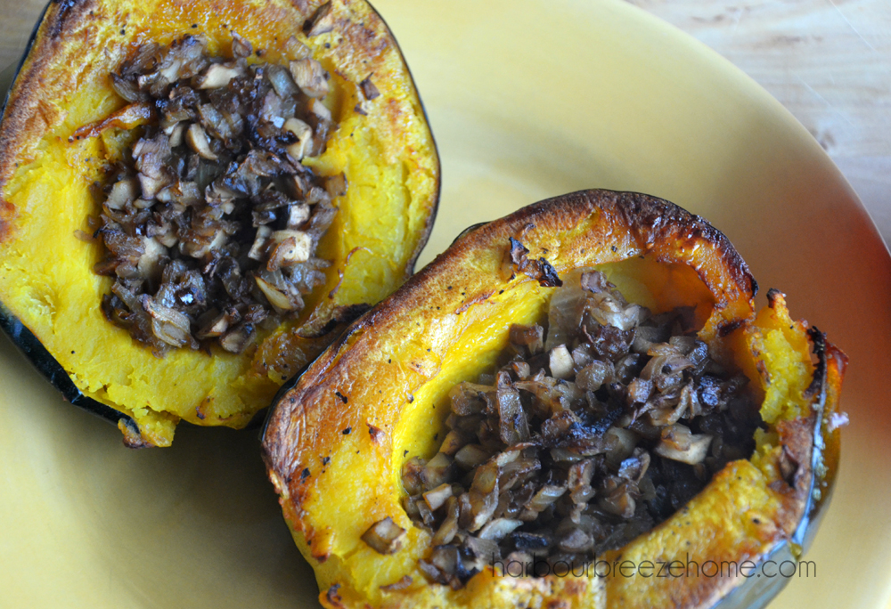 mushroom stuffed acorn squash at Bildirimlerim