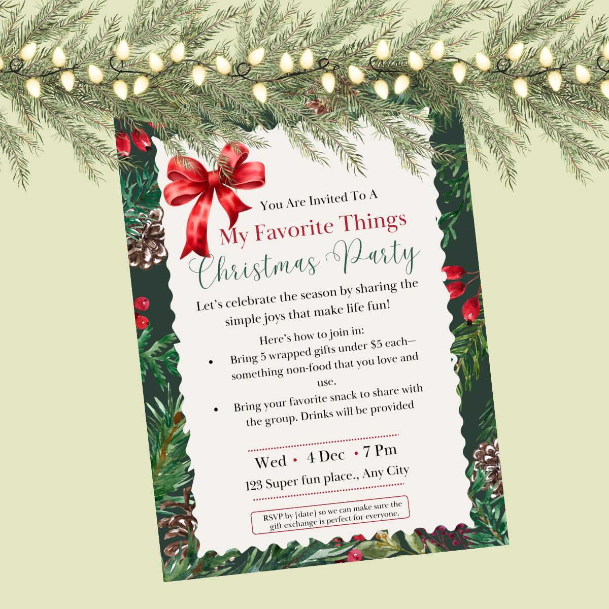 Simple Guide to a Favorite Things Celebration