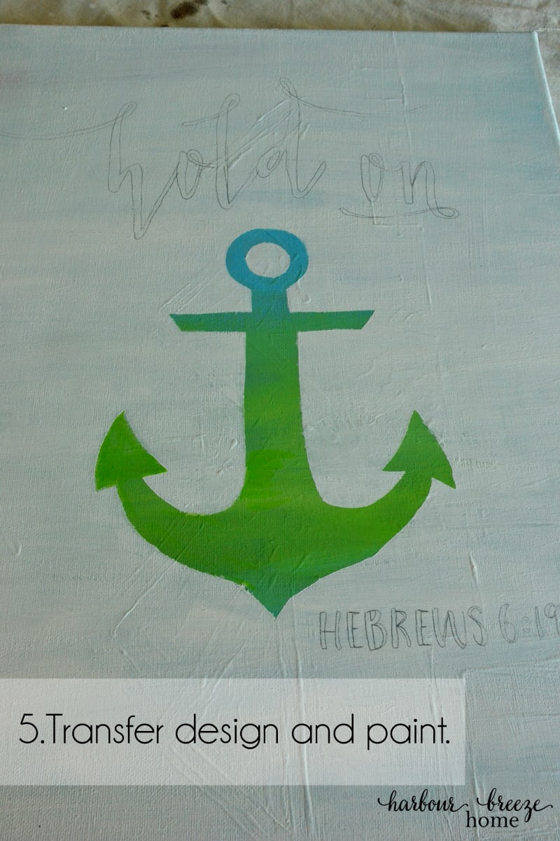 Anchor Sign Tutorial + a free printable!