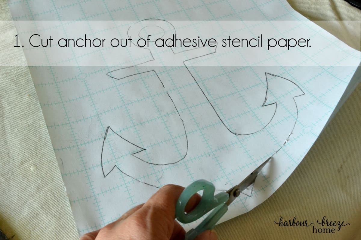 Anchor Sign Tutorial + a free printable!