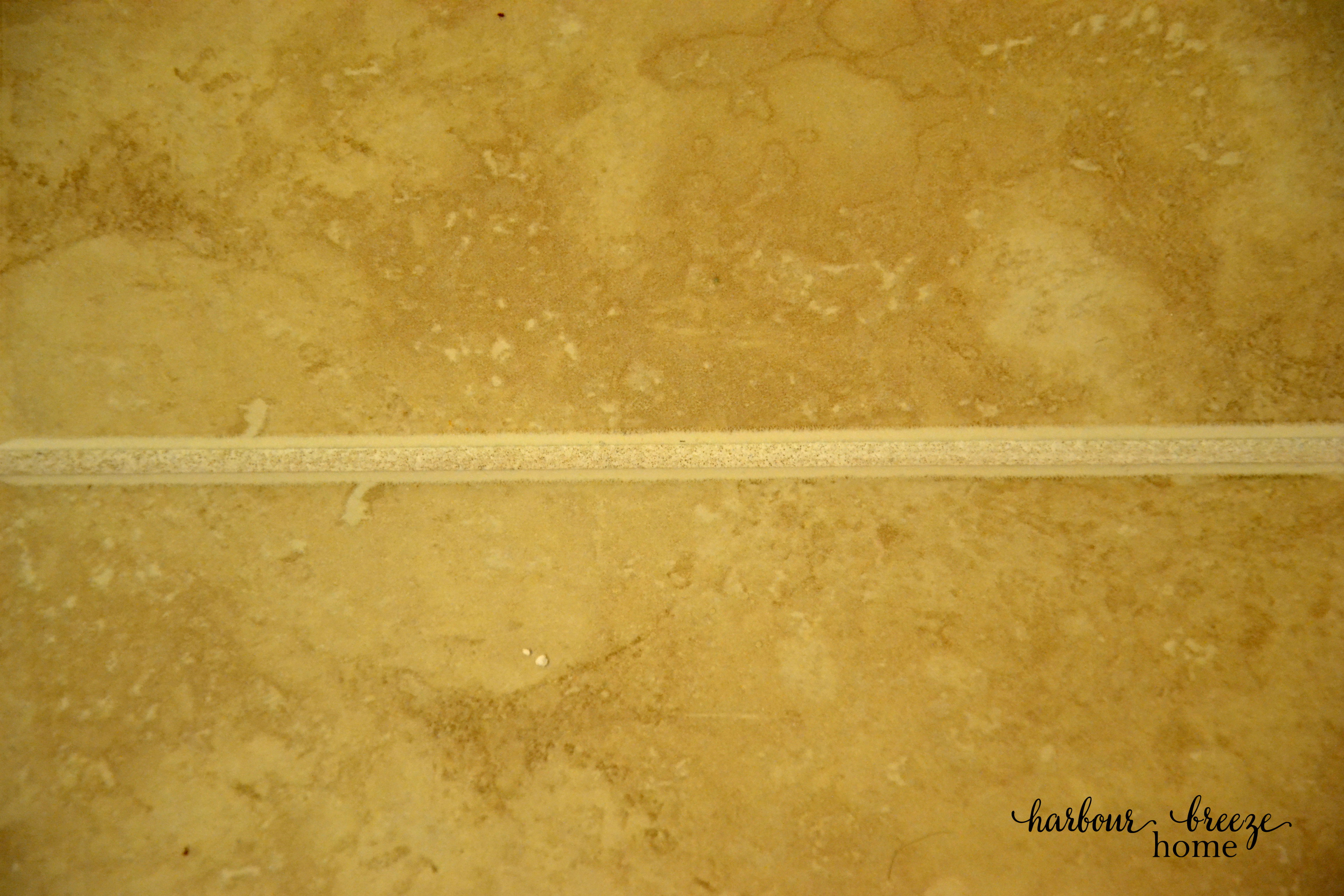after cleaning grout on tile floors