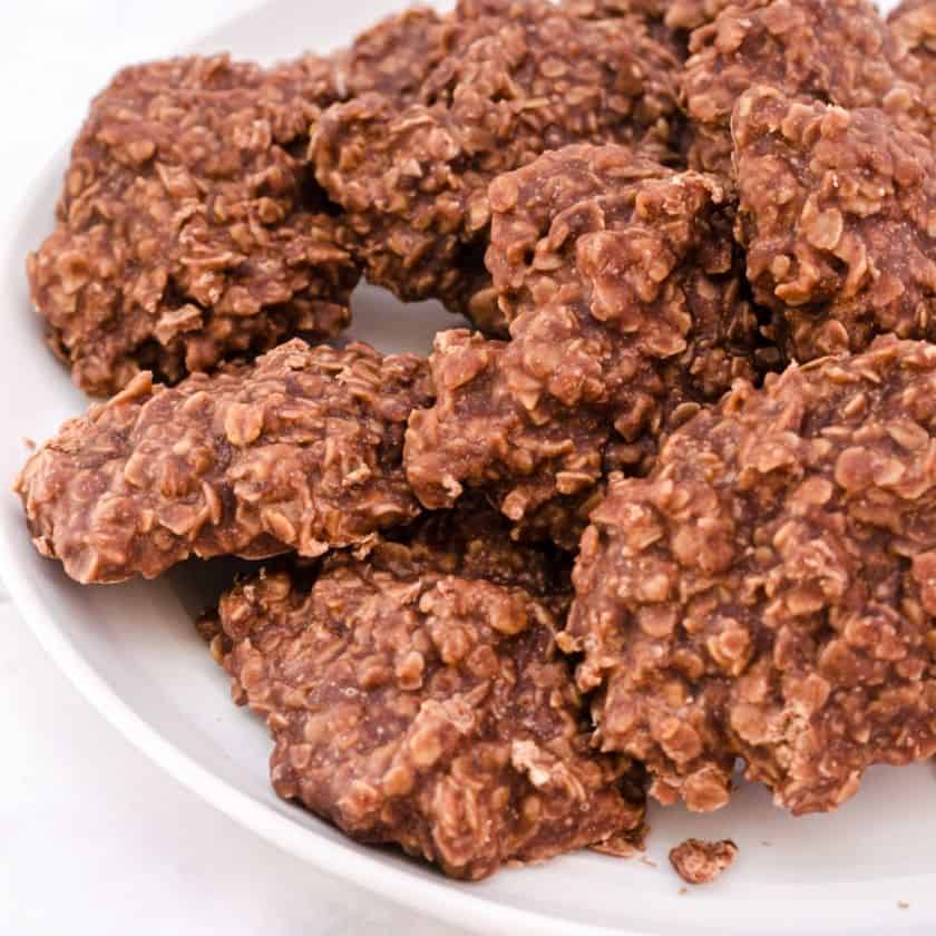 Easy Chocolate Peanut Butter Oat Cookies