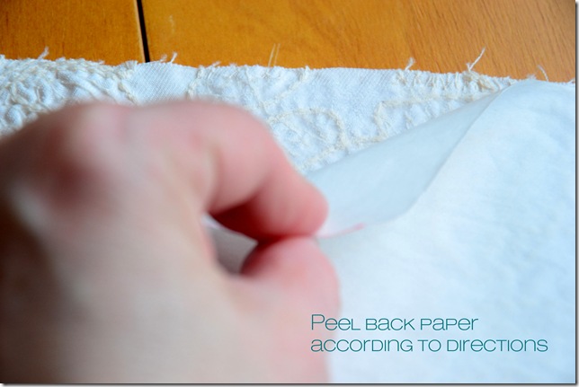 peel back paper