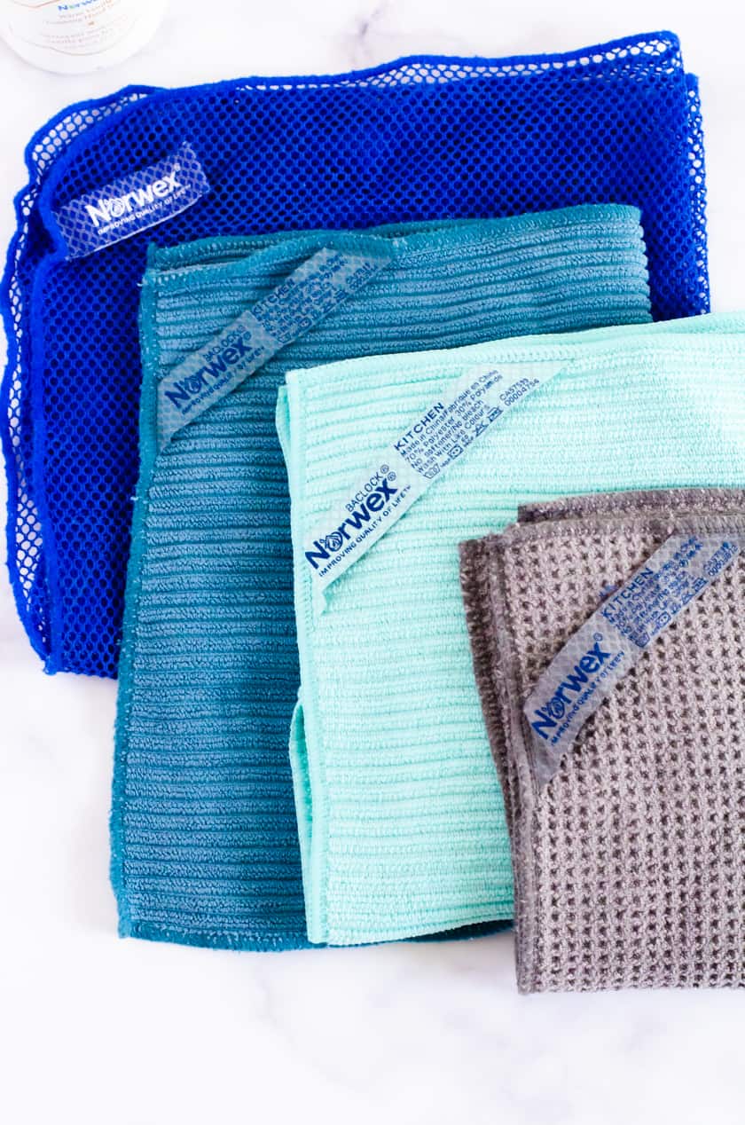 Cleaning up Confusion About which Norwex Dishcloth to Use in the Kitchen