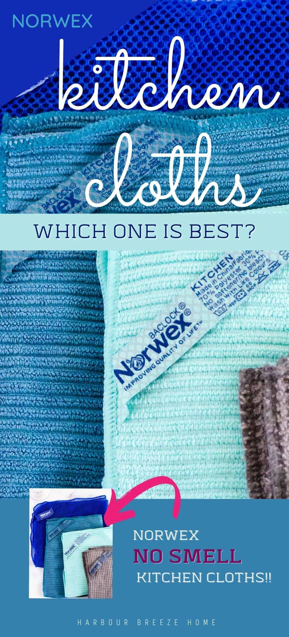 Cleaning up Confusion About which Norwex Dishcloth to Use in the Kitchen