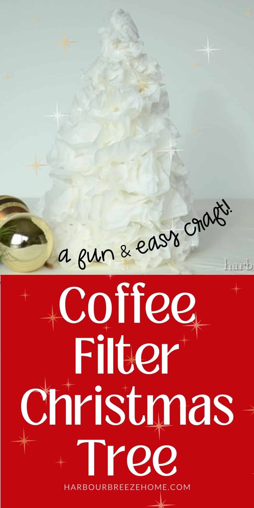 Coffee Filter Christmas Tree