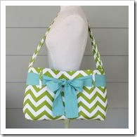 chevron messenger bag
