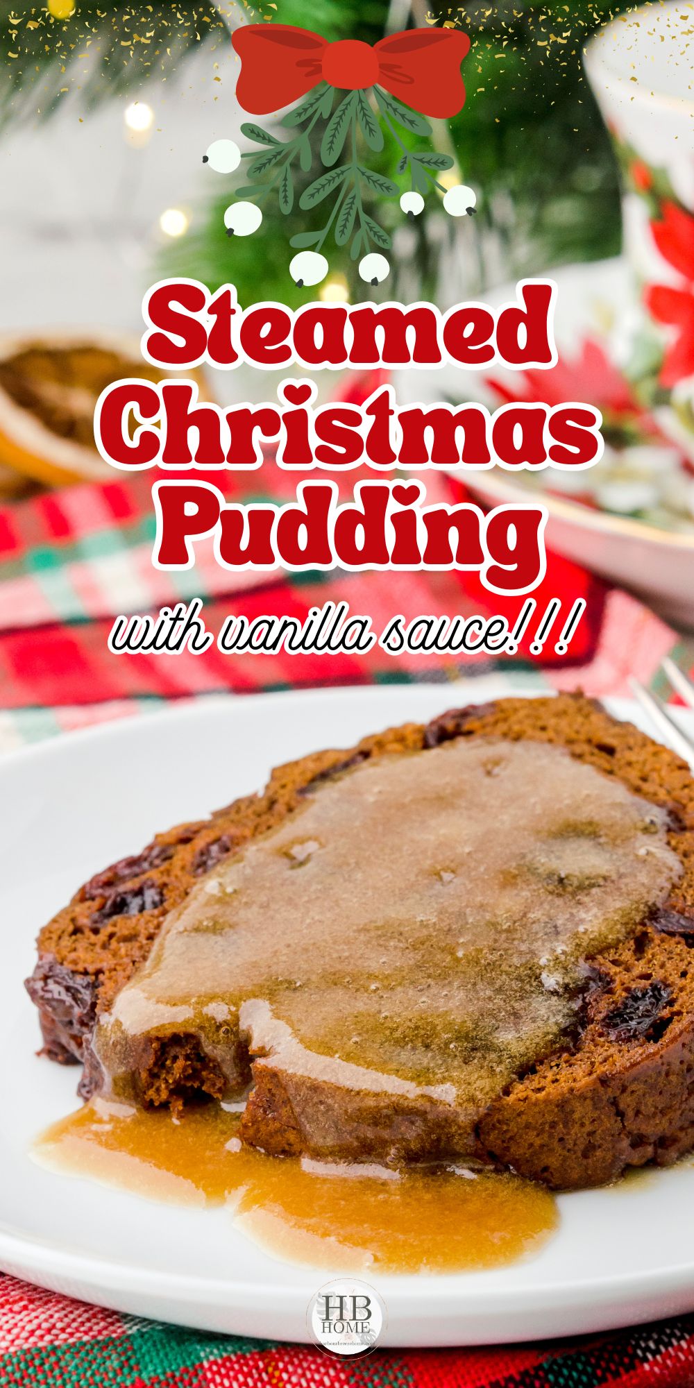 How to Make Traditional Steam Pudding with Vanilla Sauce