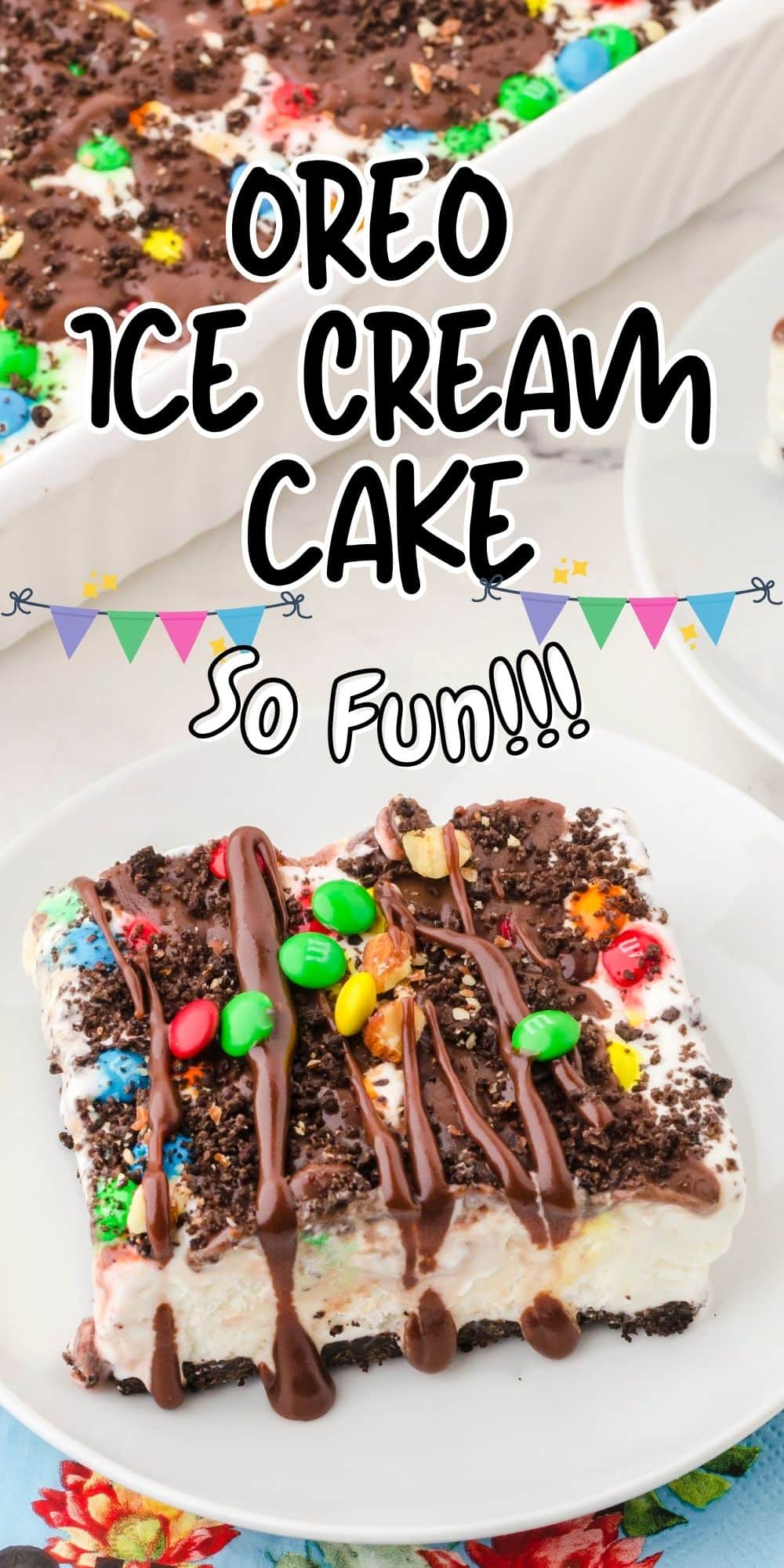 Oreo Ice Cream Cake Recipe (Easy Oreo Crust!)