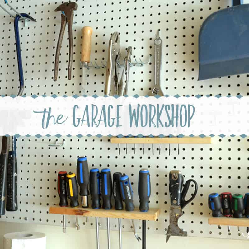 Tidy Garage Workshop Space