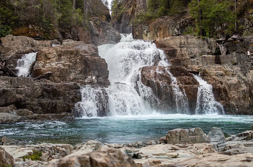 Myra Falls on Vancouver Island