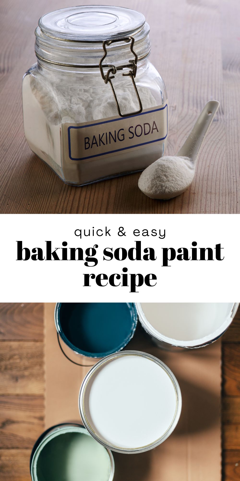 Homemade Chalk Paint with Baking Soda Recipe