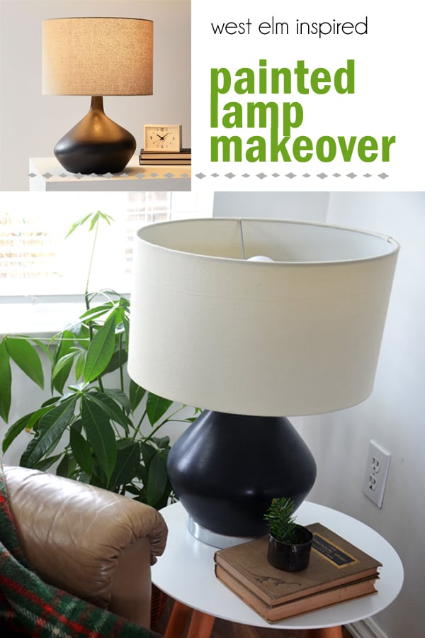 Painted Lamp Makeover