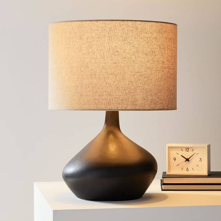 West Elm Asymmetry Ceramic Table Lamp
