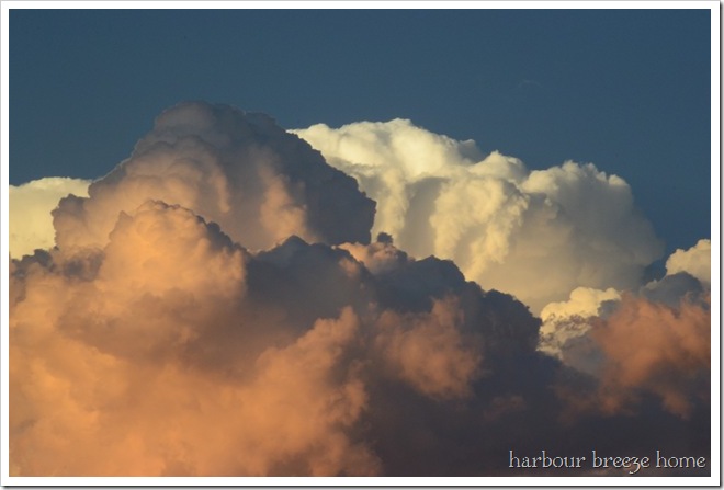fluffy clouds