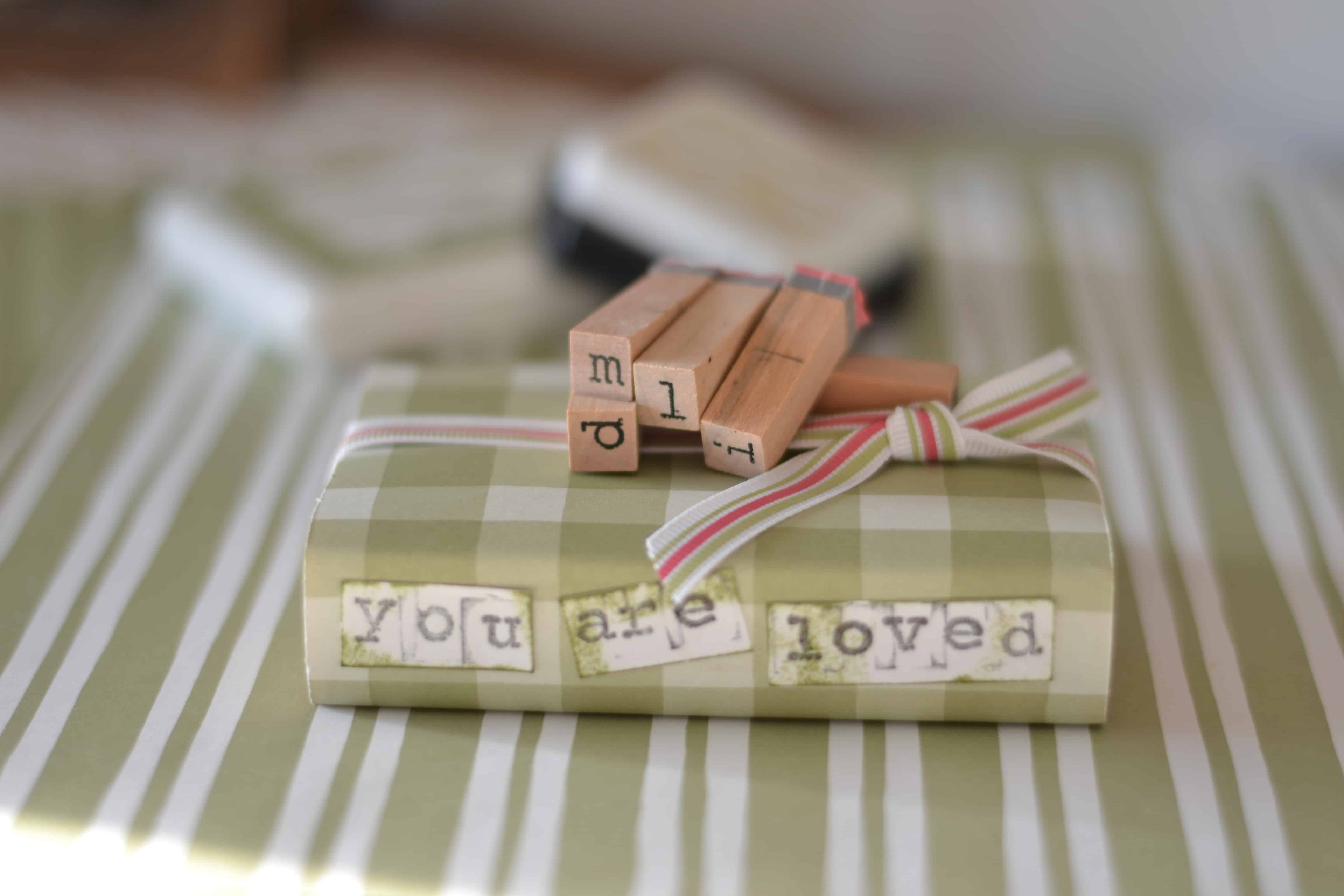 Paper Covered Books using scrapbooking supplies
