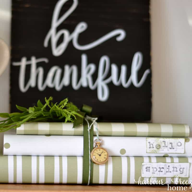 Crafting Paper-Wrapped Books for Home Decor