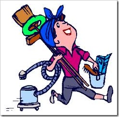cleaning lady
