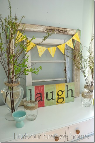 simple spring vignette