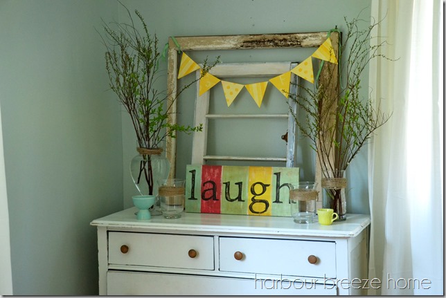 spring dresser vignette