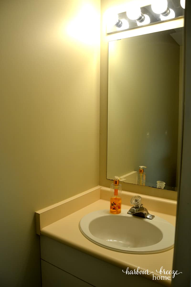 Powder Room Before & After