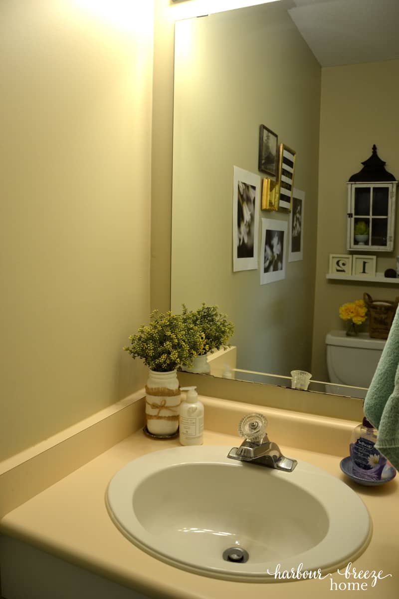 Powder Room Before & After