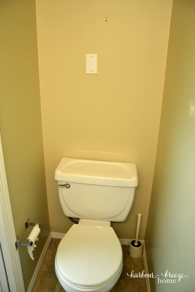 Powder Room Before & After