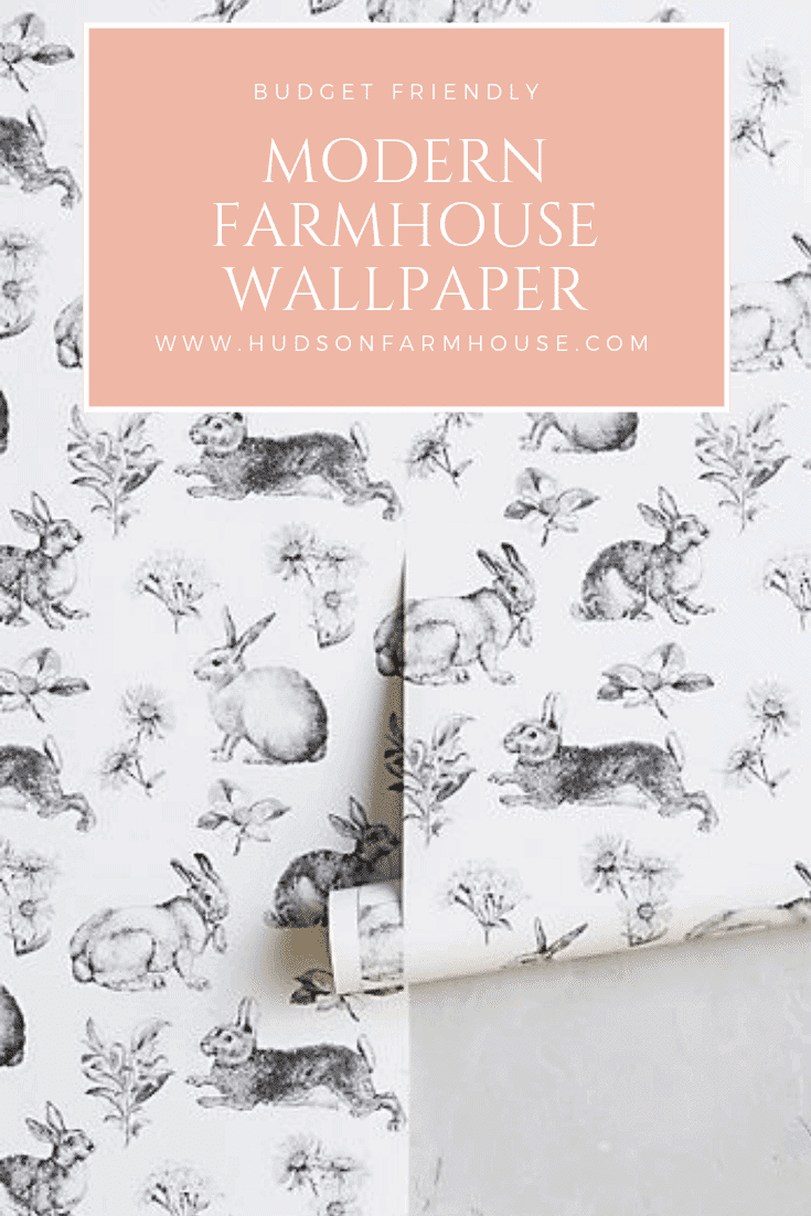 Image for Modern Farmhouse Wallpaper that's Budget Friendly