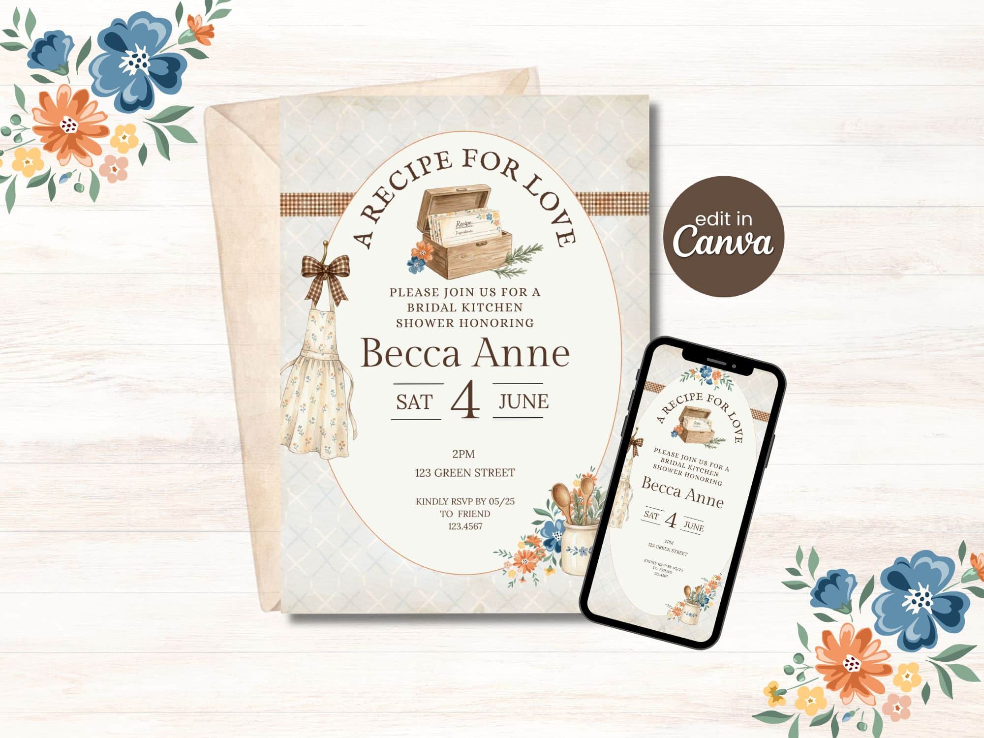Beautiful Printable Bridal Shower Games & Bridal Shower Invitations Online (That Make Planning Easy)