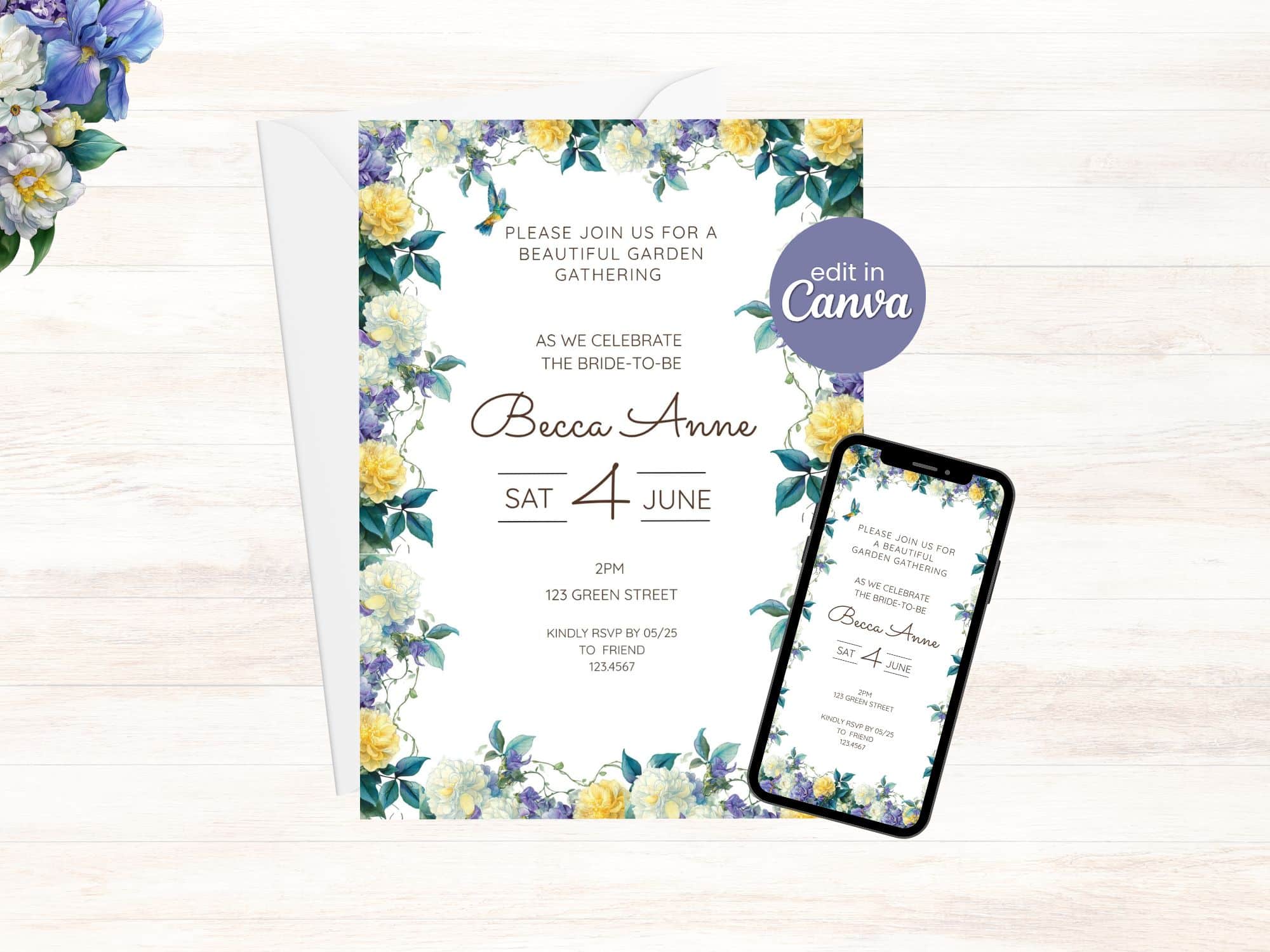 Beautiful Printable Bridal Shower Games & Bridal Shower Invitations Online (That Make Planning Easy)
